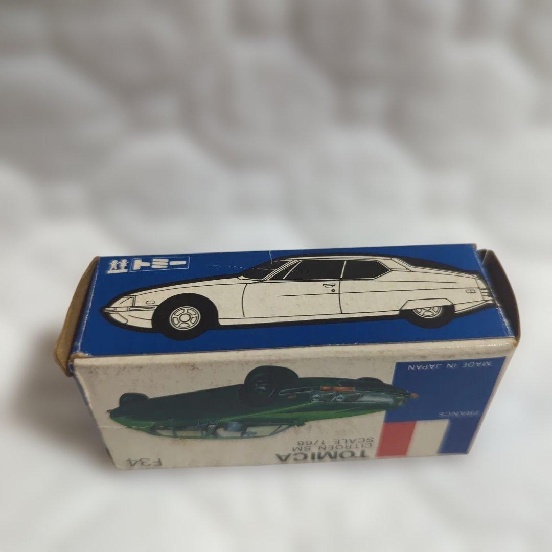 トミカ　外国車シリーズ　F34　シトロエンSM 　青箱　日本製