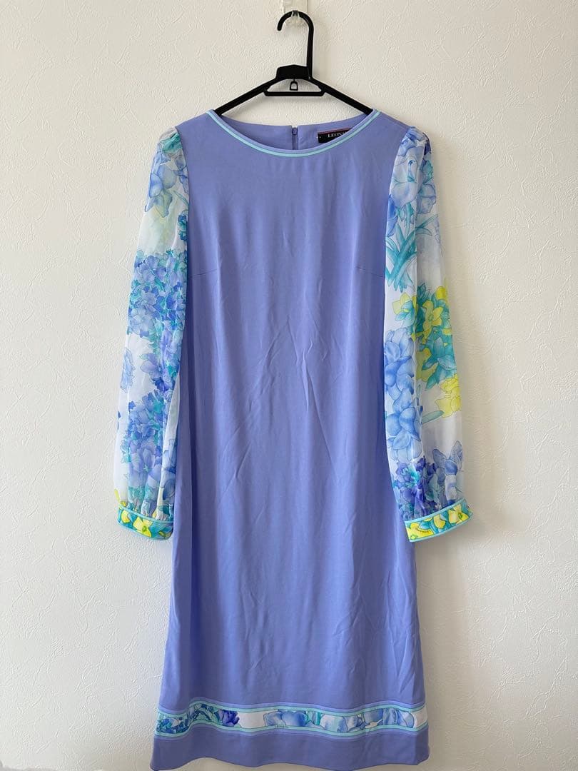 向井亜紀さん着用♪レオナール LEONARD カンカン素材 ワンピース