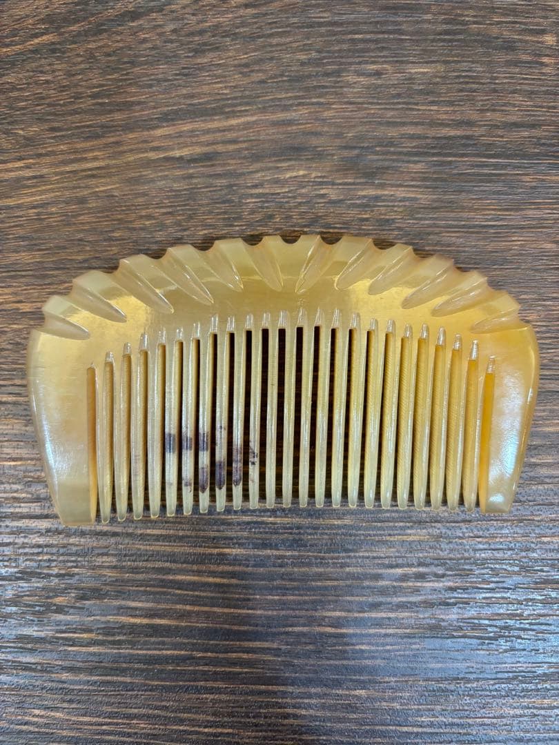 シープホーンコームポケットタイプ　牛角　天然角　ナチュラルホーンコーム