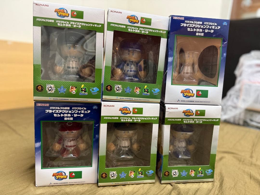 KONAMI パワプロくん プチアクリルフィギュア セリーグ全6体セット