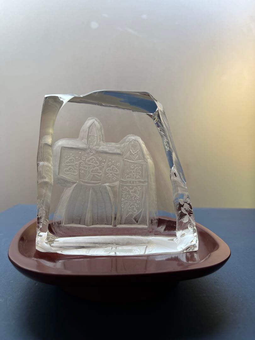 ガラスのお雛様