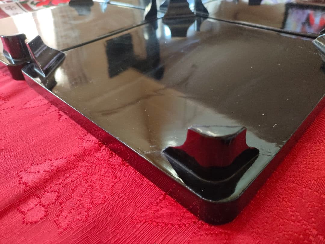 木製 朱膳 4台セット