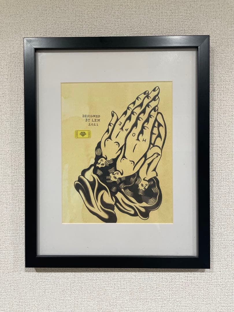 【極美品】TATTOO STUDIO YAMADA フラッシュポスター 山田蓮