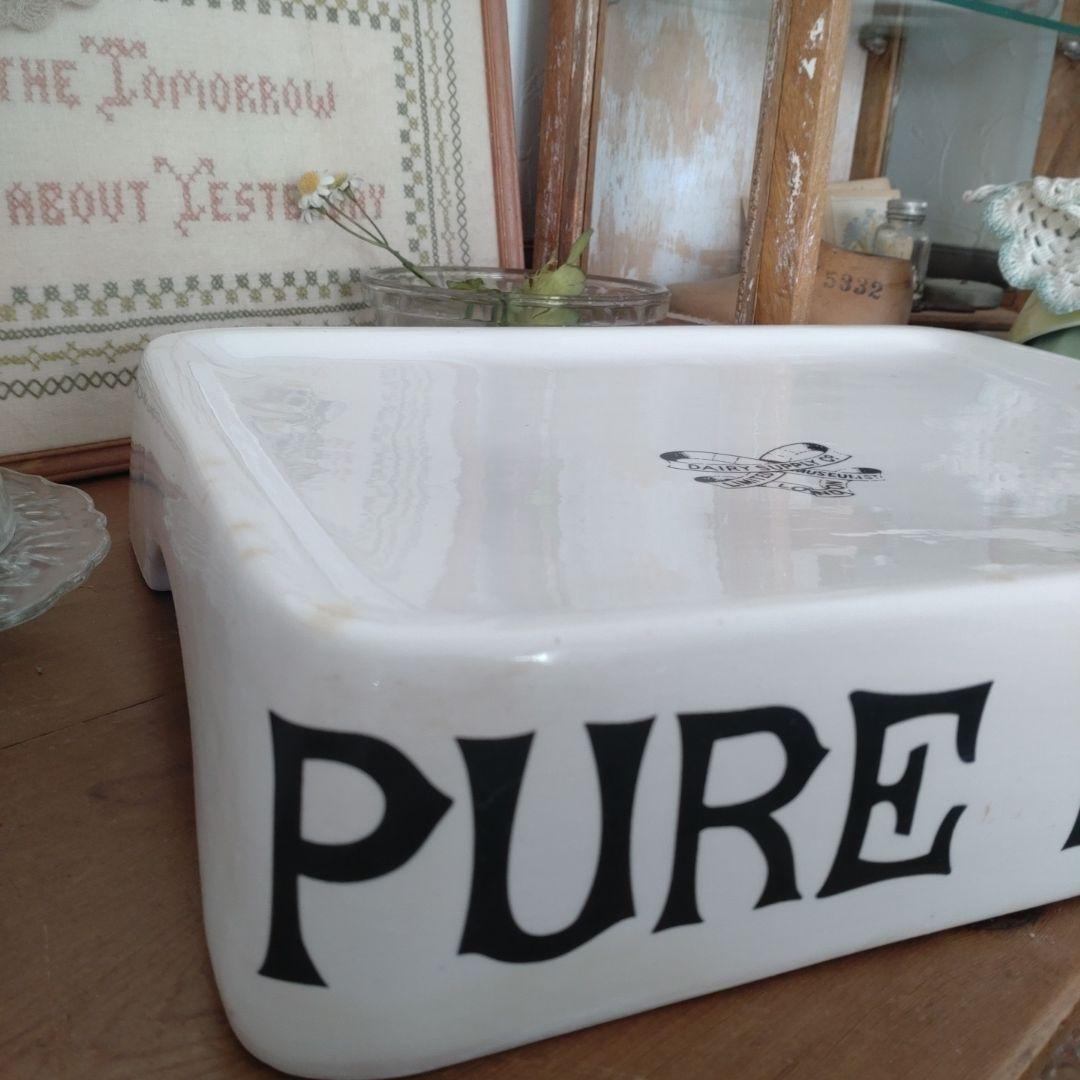 セール！PURE BUTTER ビンテージ　陶器プレート　いろいろ　おまけつき