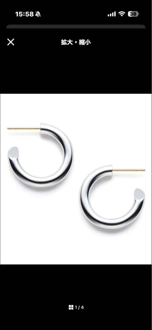 CAREERING 両耳用 プラシーボピアス PLACEBO 101(SV)