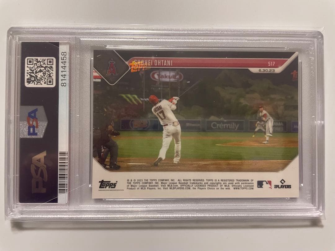【25枚限定】PSA10大谷翔平選手 2023 TOPPS NOW #517