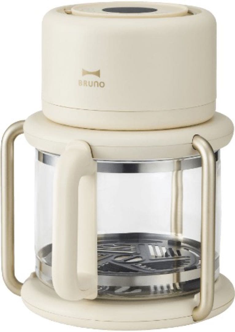 BRUNO ガラスエアフライヤー　アイボリー