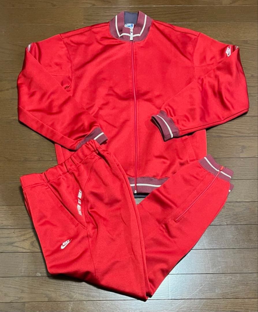 【未使用】 80s NIKE 青タグ トラック ジャージ　セットアップ　XL