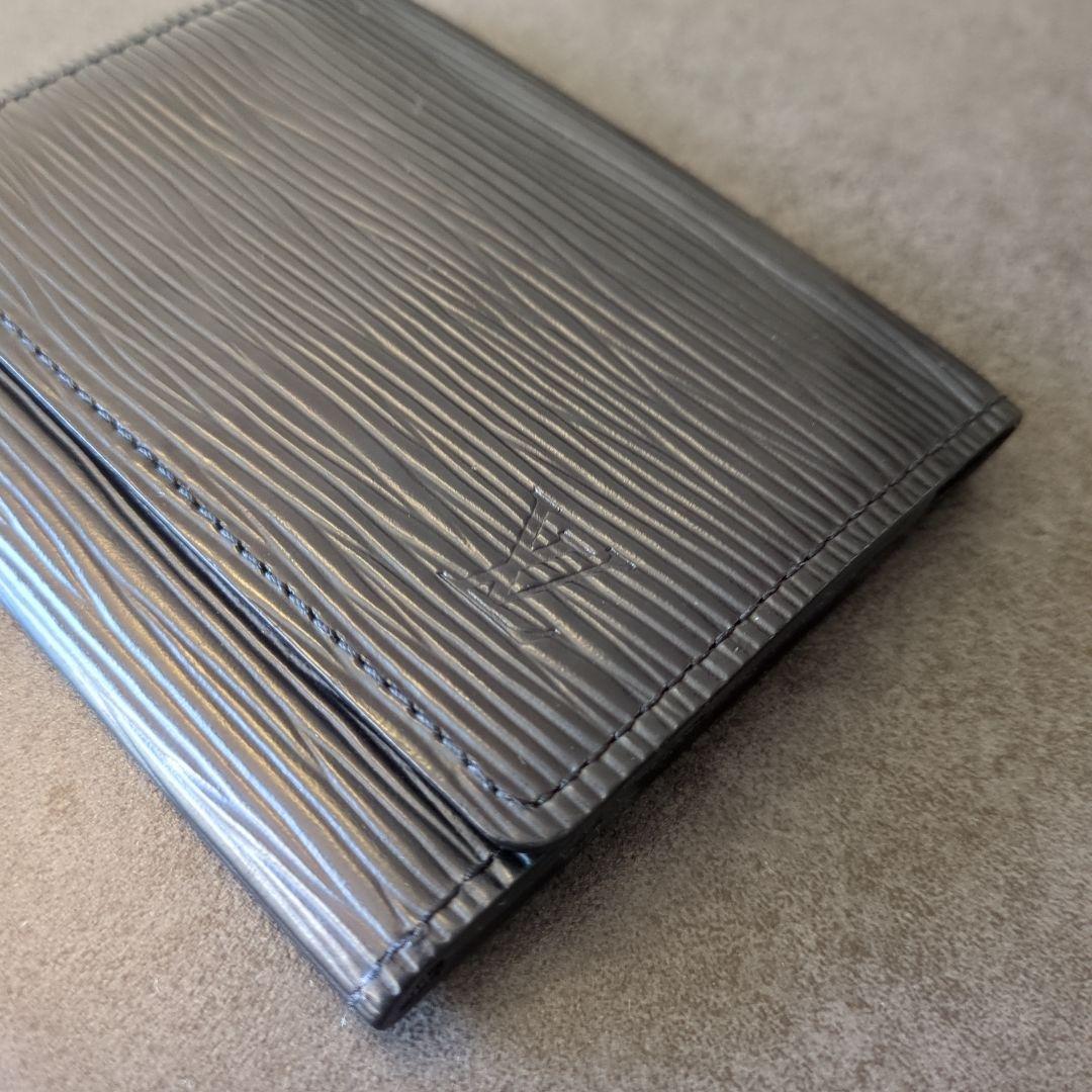 ト*う様 【LOUIS VUITTON】カルトドゥヴィジット エピ ノワール 名