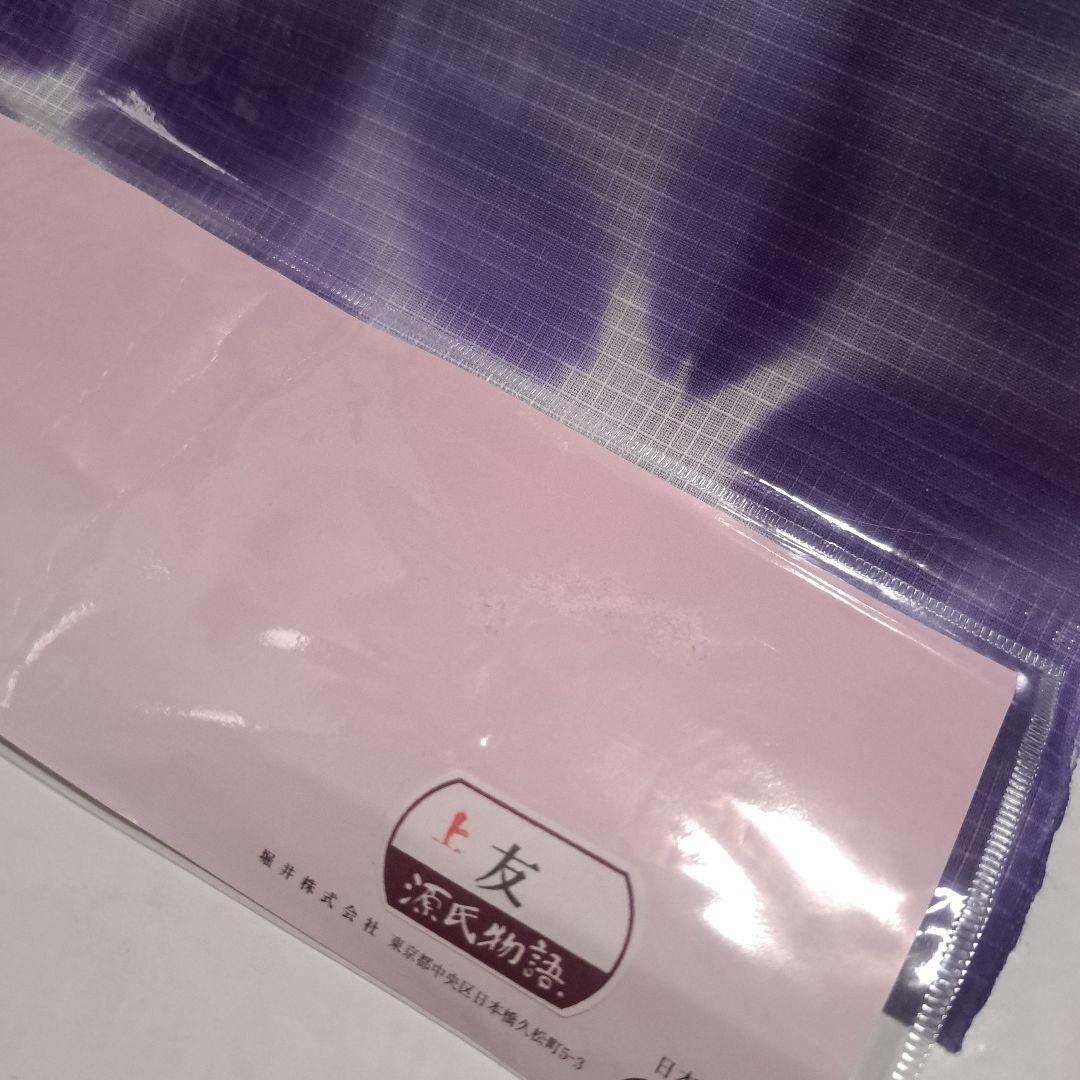 No.5212　浴衣　綿紅梅　源氏物語　着物　反物　新品未使用