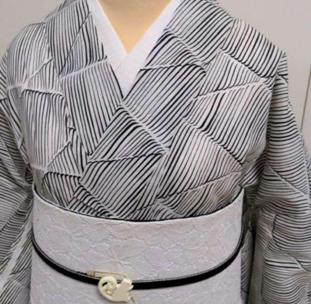 ᶦᵛᵒʳʸです！ゆかた 浴衣 ホワイト✖ブラック Mサイズ 白 黒 M