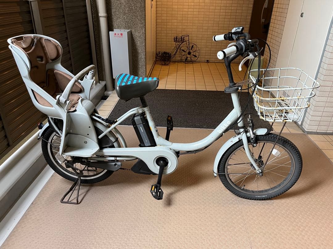 ブリジストン bikke e 電動アシスト自転車 子乗せ付 20インチ