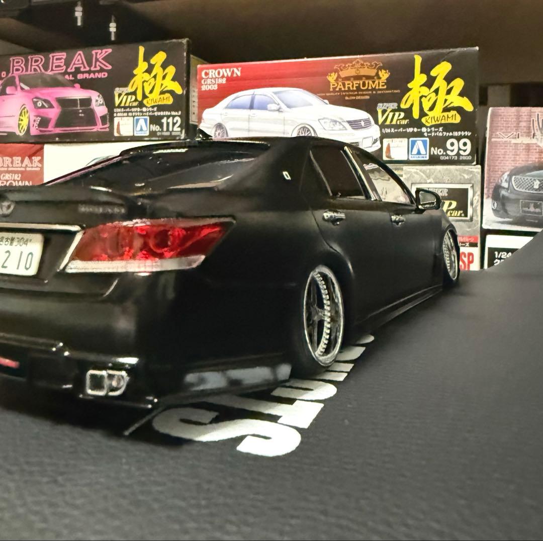 アオシマ ROJAM GRS214 クラウン アスリート VIPcar