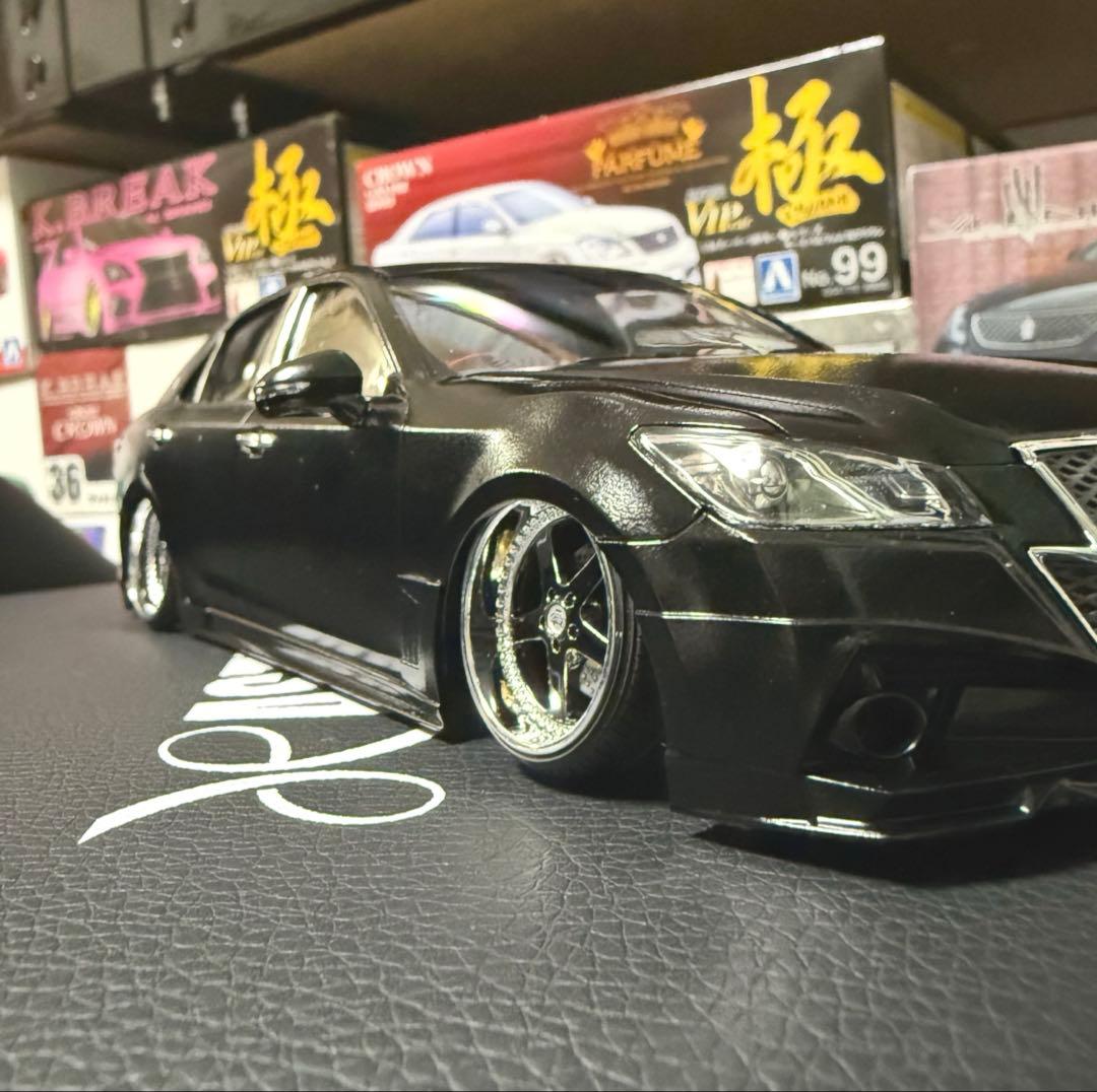 アオシマ ROJAM GRS214 クラウン アスリート VIPcar