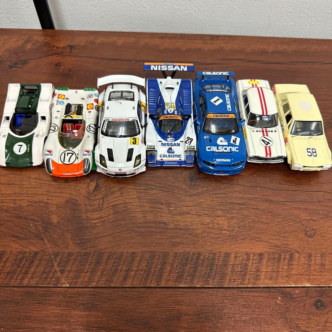 ★1/43 レーシングカー ミニカー7台セット TOYOTA NISSAN★