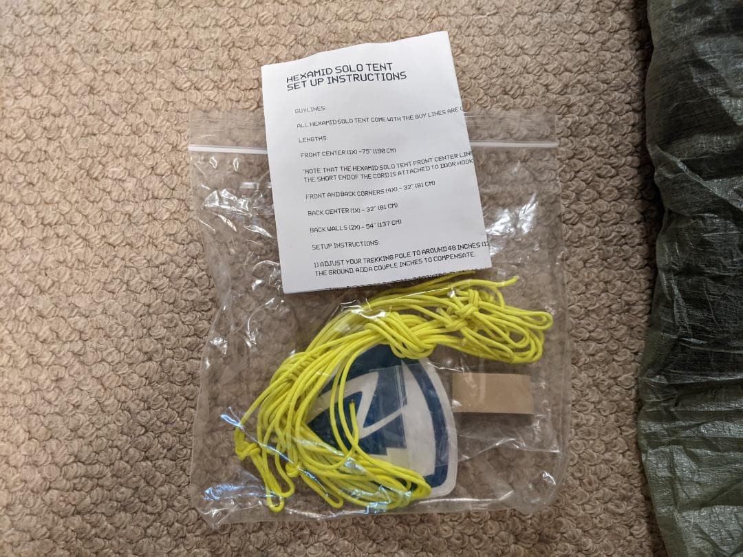 テント・タープ Zpacks Hexamid Solo Tent DISC