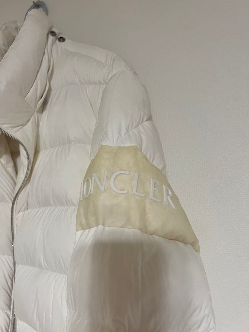 【ばなくま】MONCLER メンズ ホワイト ダウンジャケット