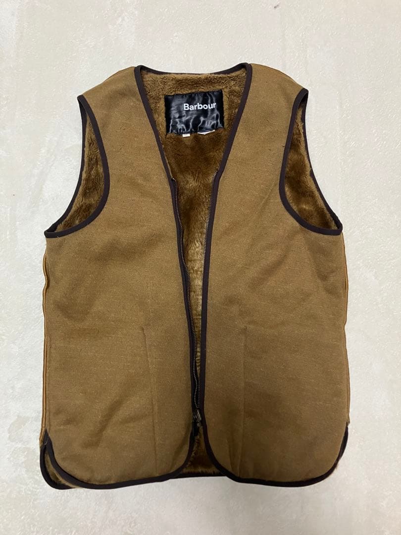 Barbour ブラウン ベスト サイズ38
