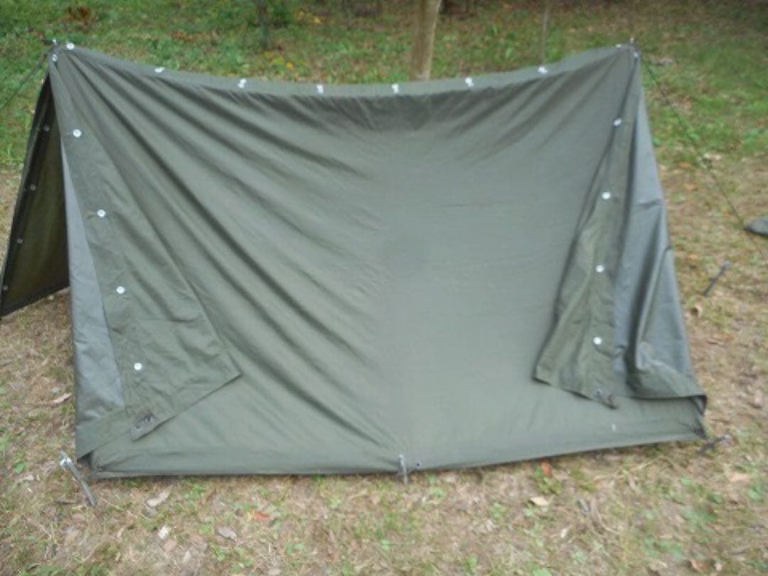 良品オーストリア軍幕　軍放出品　パップテント2枚組