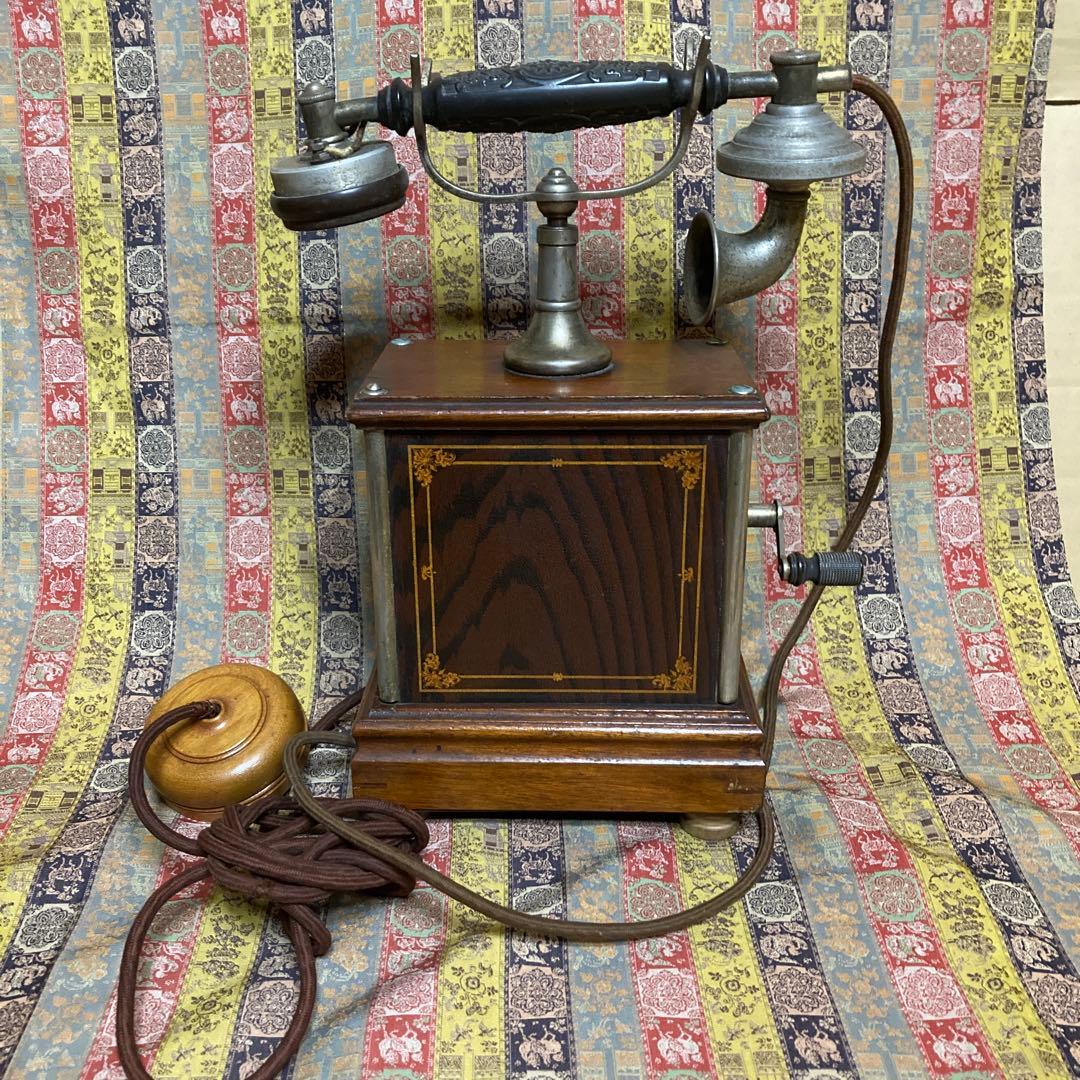 デルビル磁石式甲号卓上電話機　1924年　アンティークディスプレイ　　インテリア