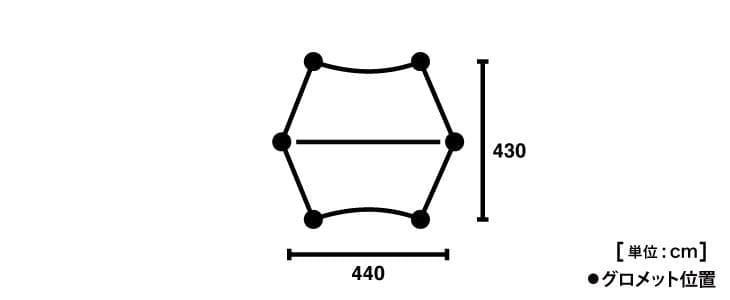 ロゴス LOGOS グランベーシック ソーラーヘキサタープ M-BB