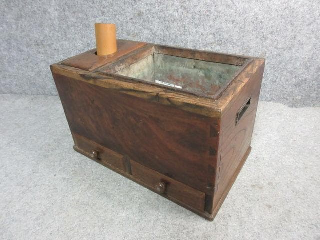 木製ケヤキ煙草盆 [B24604]