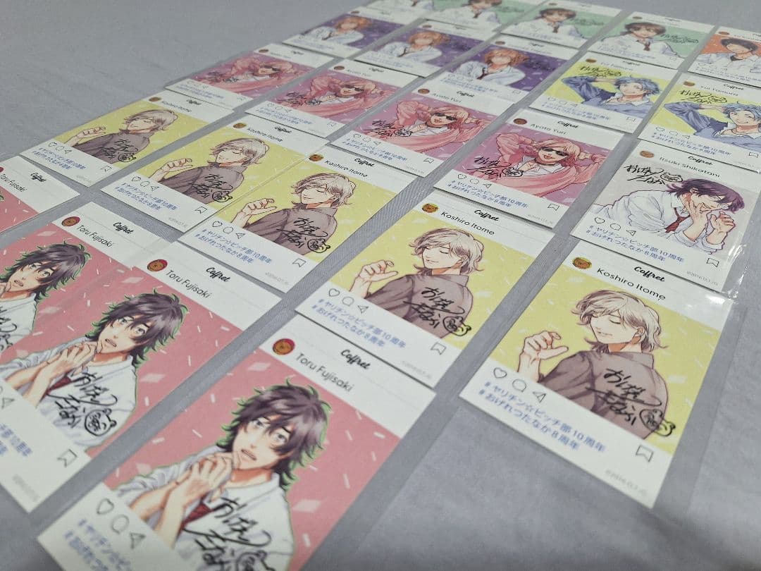 ヤリチン☆ビッチ部 缶バッジ＆カード まとめ売り おげれつたなか 個展 レア