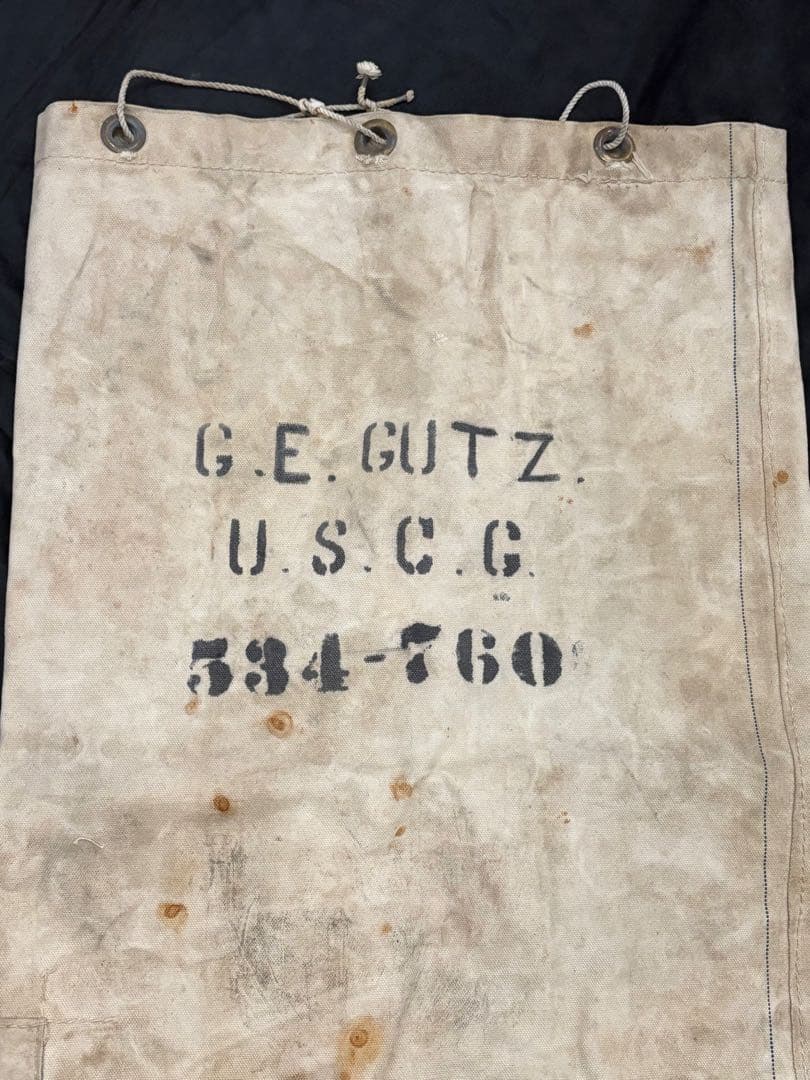 40s ビンテージ　USCG バラックバッグ　ダッフルバッグ　レア