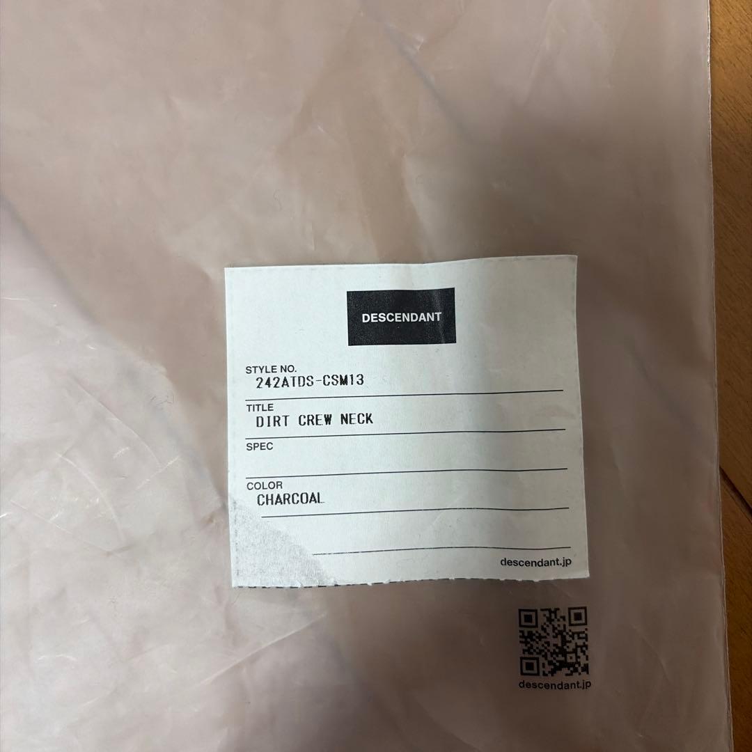 トップス 24fw DESCENDANT DIRT CREW NECK