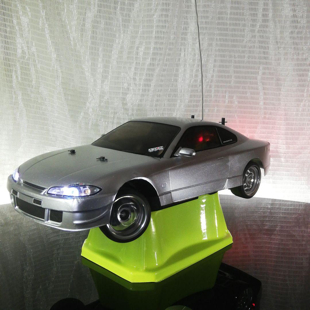 タミヤ S15 シルビア ドリラジ TT01 LED12灯 動作確認済