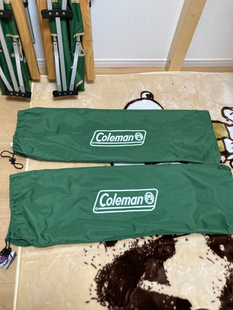 美品　レイチェア Coleman 2脚セット グリーン　コールマン