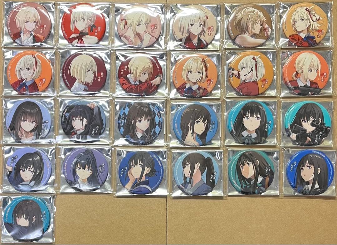 NECO 4C-FANTASY 缶バッジ リコリス・リコイル リコリコ