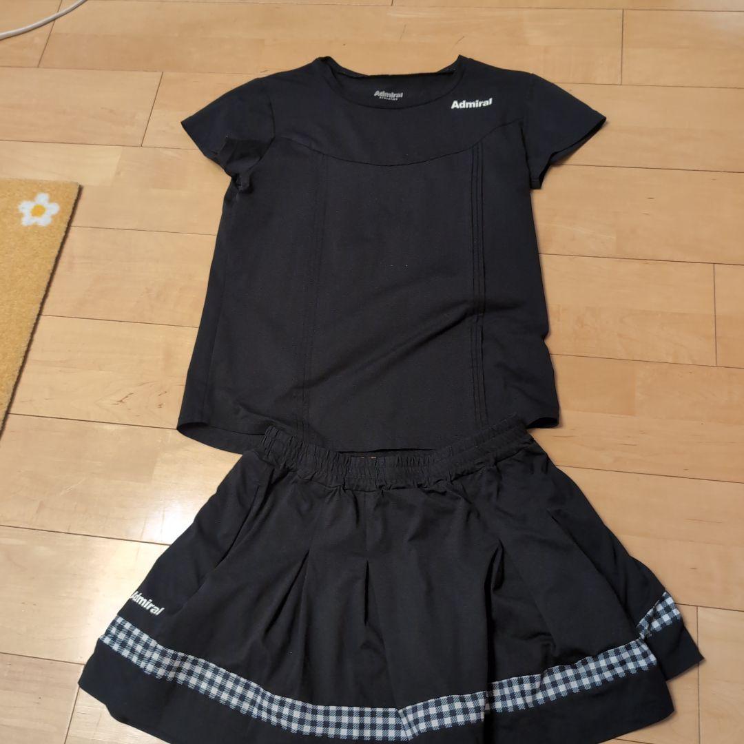 Admiral 黒 スカート Tシャツ セット