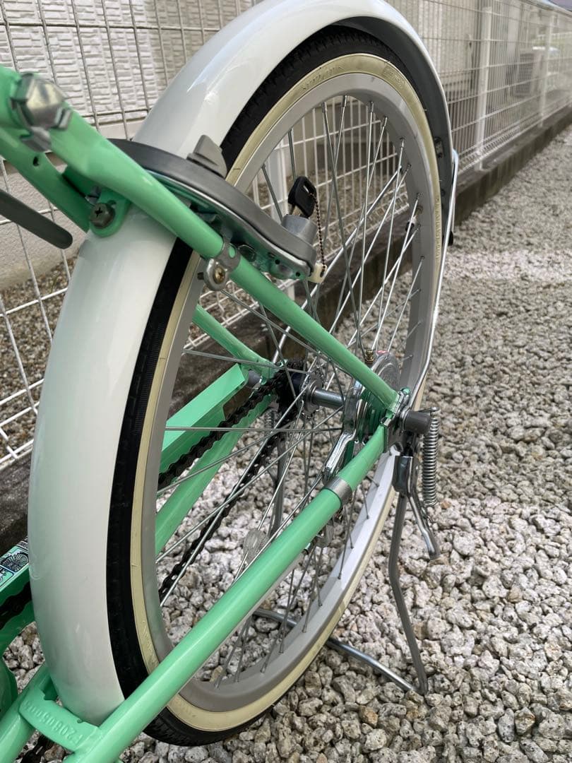 【直接のお引取り限定】　24インチ 子供用自転車　ヘルメット付き