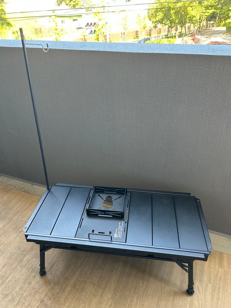 WAQ アイアンテーブルとバーナーミニテーブル