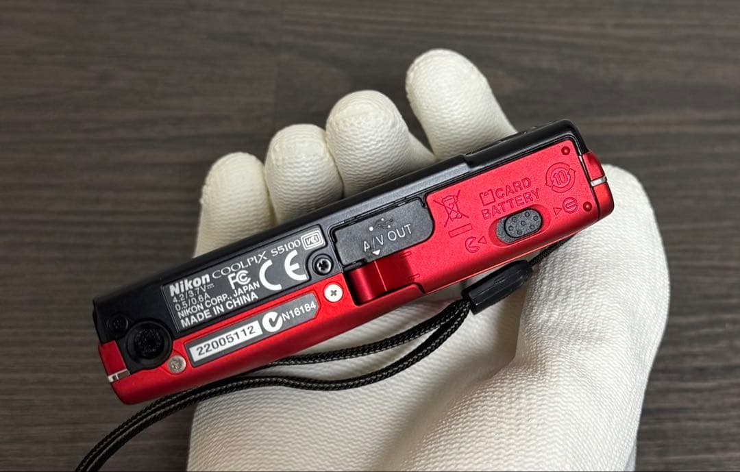 Nikon COOLPIX S5100 レッド デジタルカメラ