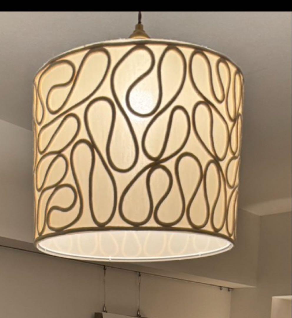 【廃盤・入手困難】IKEA ペンダントライト 北欧デザイン ファブリックシェード