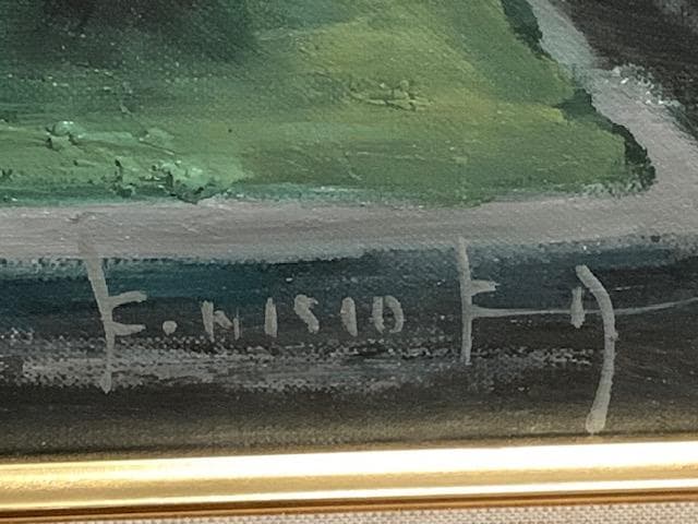 大型絵画❣️西岡清史❣️美術館収蔵画家◆油彩Ｆ２０号◆評価 ２０号：１８６万円