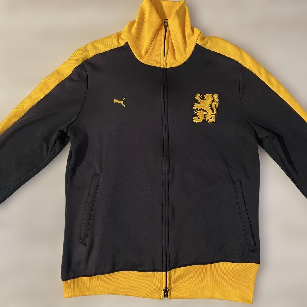Puma プーマ　オランダ代表　トラックジャケット　黒/黄　ジャージ　00's