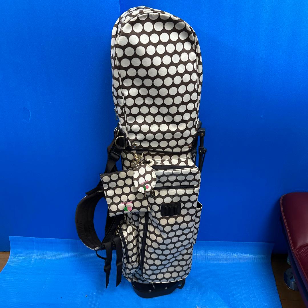 Keri水玉模様 ゴルフキャディバッグ美品週末値下げ中