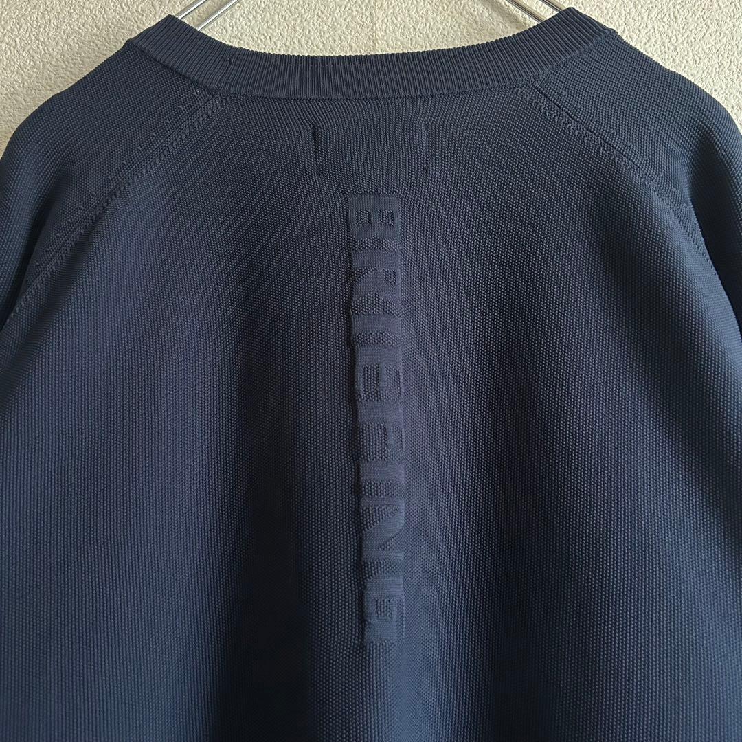 BRIEFING ブリーフィング ニット Bロゴパッチ ネイビー XL