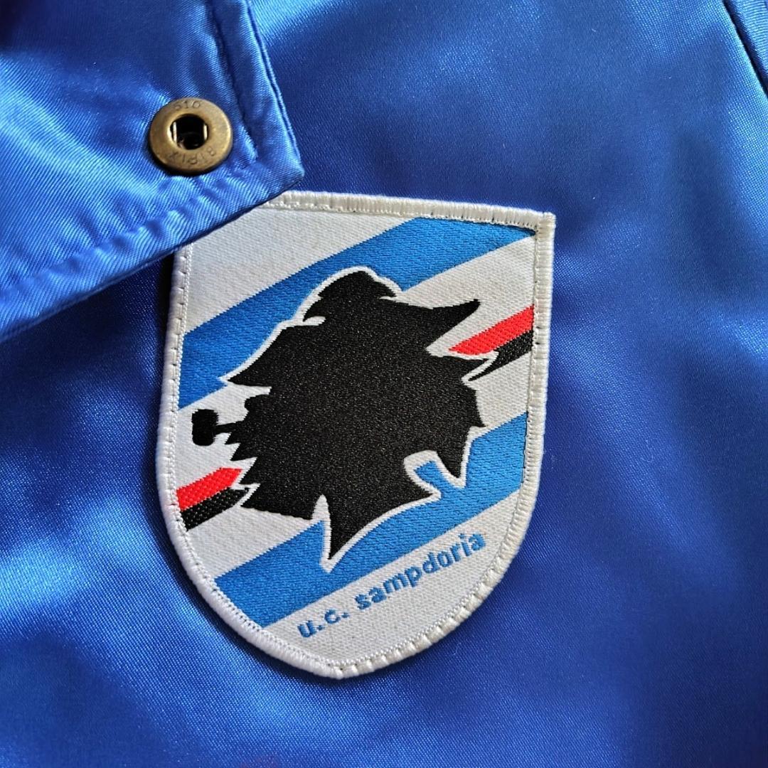 ☆タグ付き☆アシックス ゴールドタイガー サンプドリア ハーフコート L 青