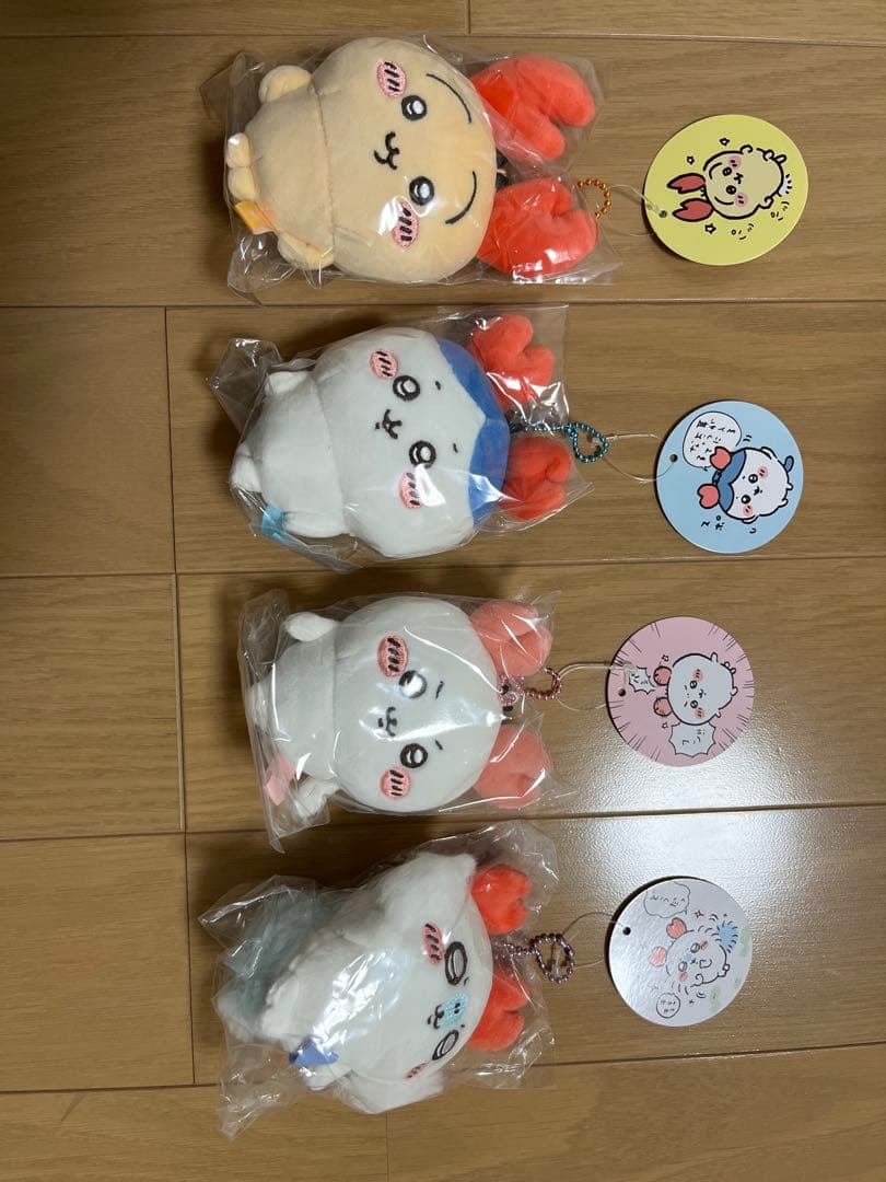 カニなちいかわマスコット　4種セット