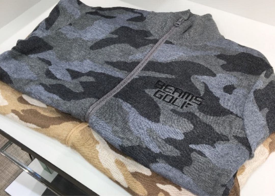 BEAMS GOLF 迷彩ジャガード ジャケット
