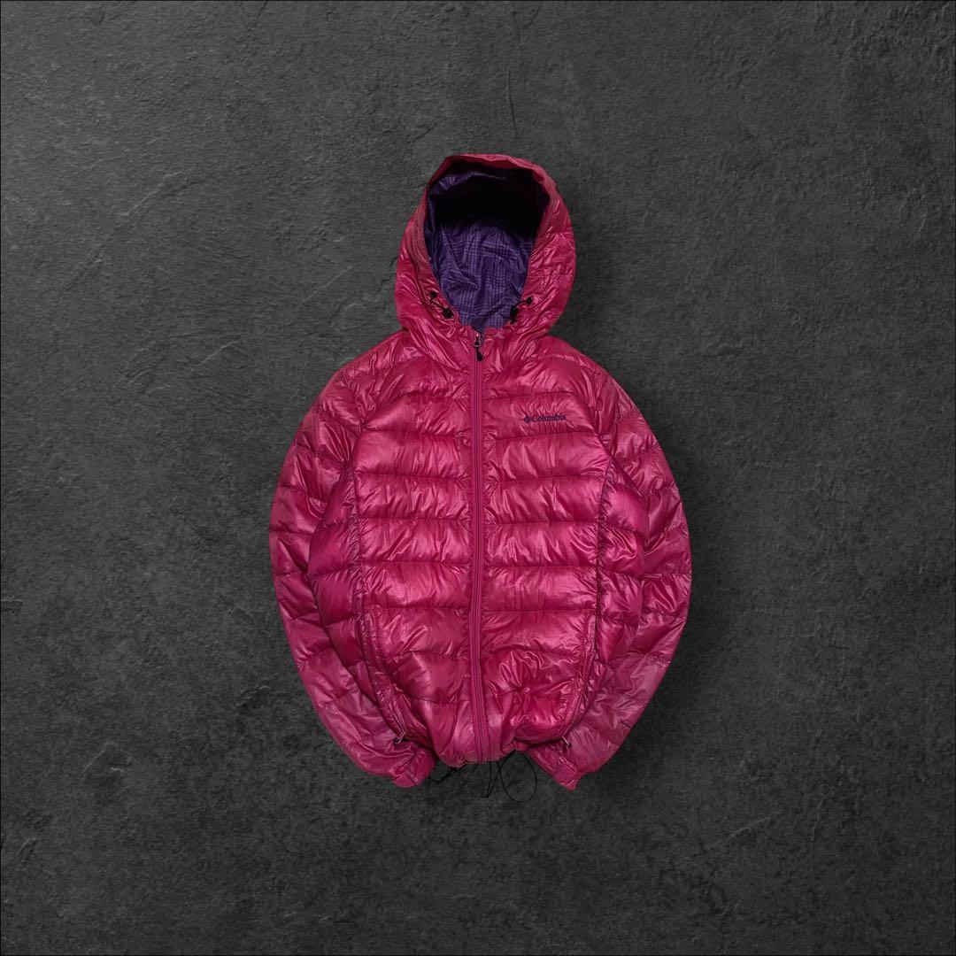 00s Columbia 短丈 ダウンジャケット クレイターレイク teck