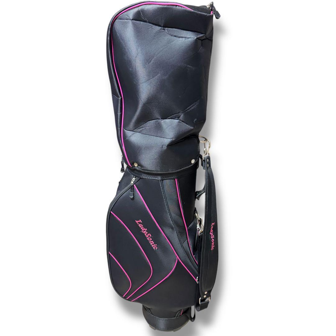 LADY SONIC ゴルフクラブセット 8本セット キャディーバッグ付 初心者