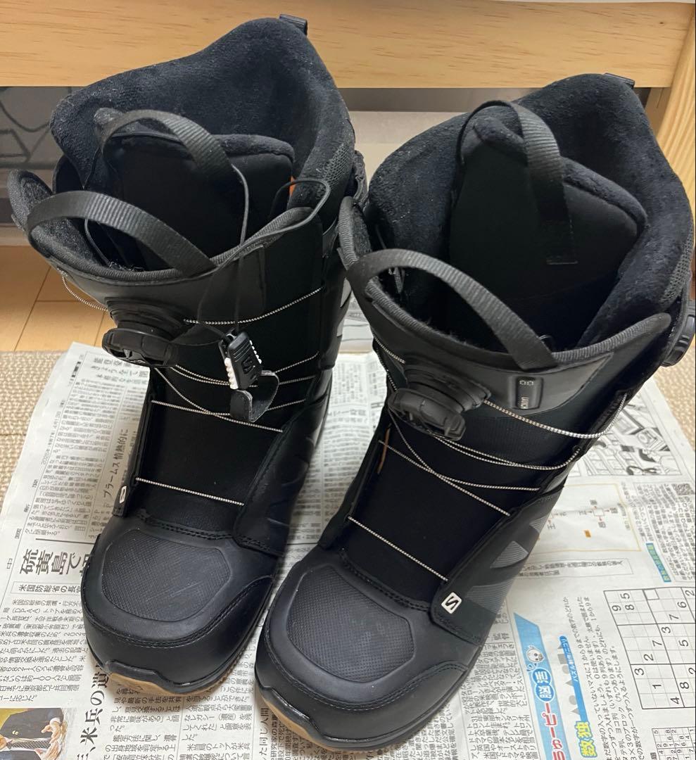 SALOMON スノーボードLAUNCH BOA SJ 28cm ブラック