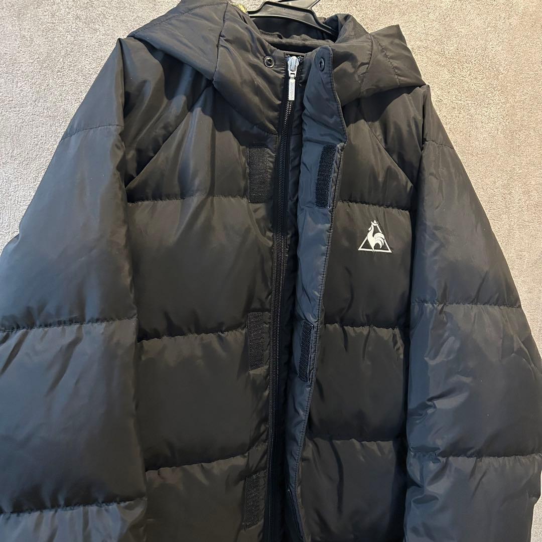 美品 ルコックスポルティフ ロングダウンコート ベンチコート M 迷彩柄