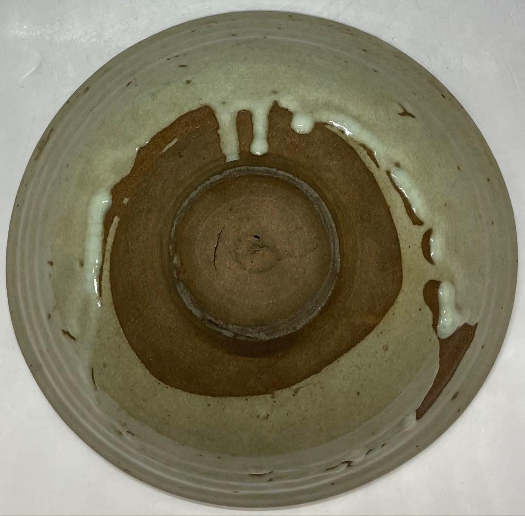 李朝　平鉢　高麗茶碗　鶏龍山　合箱(四方桟) 　d9443a