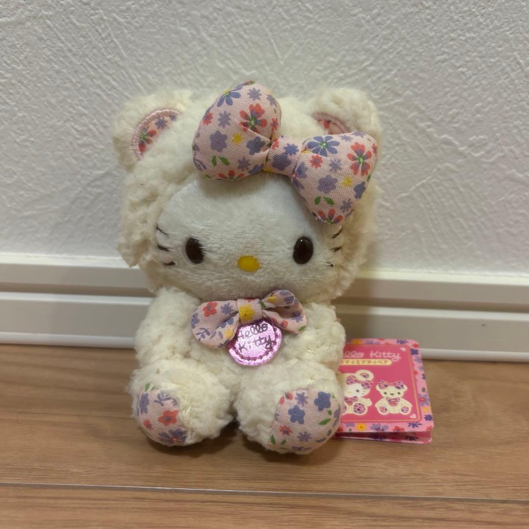 キティとテディベア マスコット ぬいぐるみ